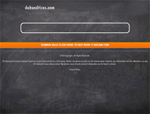 Tablet Screenshot of dubandtires.com